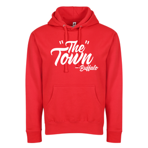 The Town Hoodie (Red & Wht)