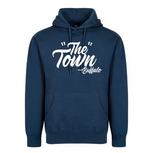 The Town Hoodie (Navy & Wht)