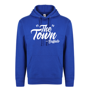 The Town Hoodie (Royal & Wht)